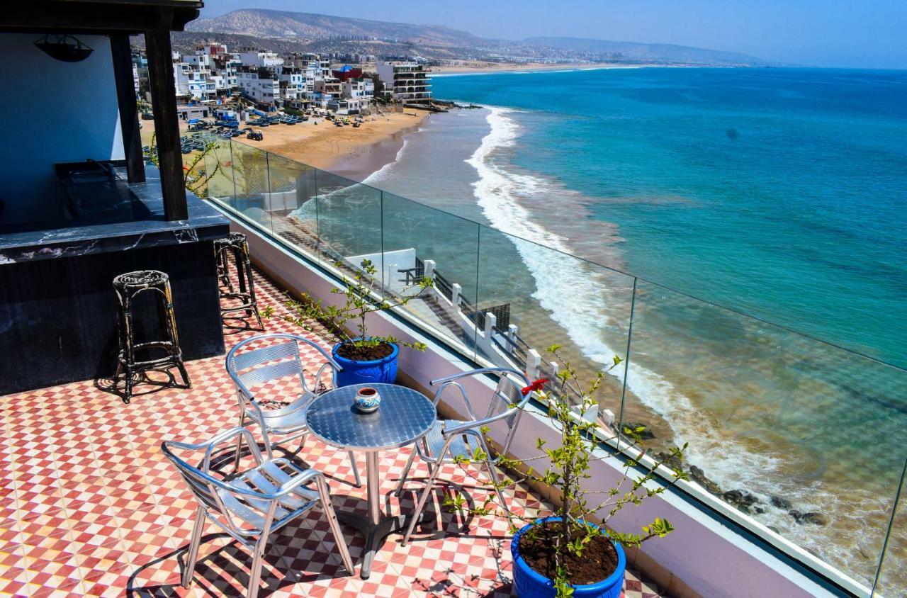 Bouad Seafront Apartments & Rooms Taghazout Exterior foto